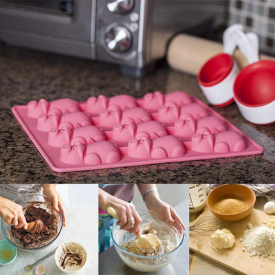 Lucky Pig Süße Schweine-Kuchen und Brötchen Backen Matte