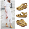 Hollow Out Klettkeile Sandalen