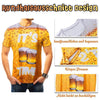 3D Druck Bier-Luftblasen T-Shirt