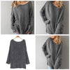 Frauen lose Pullover