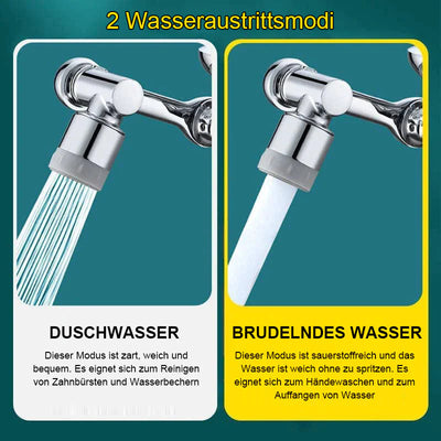 Drehbarer multifunktionaler Verlängerungshahn