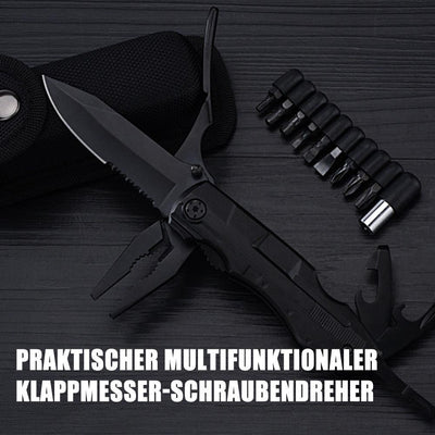Praktischer multifunktionaler Klappmesser-Schraubendreher