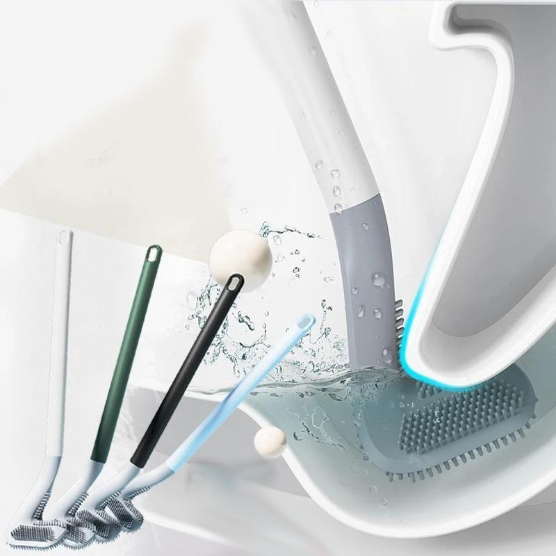 Toilettenbürste mit langem Griff