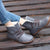 Lässige warme flache Stiefeletten, runde Zehen
