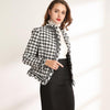 Damen Herbst Karo Mantel