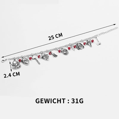 Horror inspiriertes Armband, perfekt für Halloween-Party