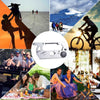 Multifunktionales EDC Gadgets Karabiner-Notfallwerkzeug