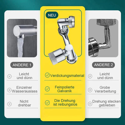 Drehbarer multifunktionaler Verlängerungshahn