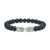 Mode Yoga Energie Naturstein Pfeilarmband