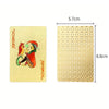 Luxus 24K Goldfolie Poker Spielkarten