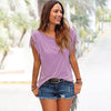 Modisches Damen Quaste T- Shirt