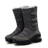 Schneeschuhe mit zentraler Schnalle