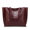Modische Damen Tasche mit Quasten