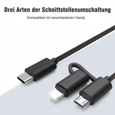 Autoladegerät und Zigarettenanzünder mit doppelt einziehbarem Kabel