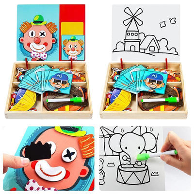 Magnetic Puzzle-Box - Vorschulerziehung Spielzeug
