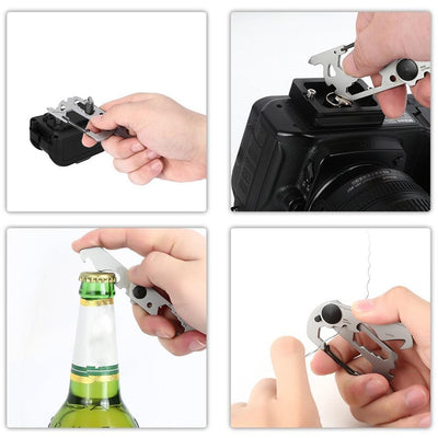 Multifunktionales EDC Gadgets Karabiner-Notfallwerkzeug
