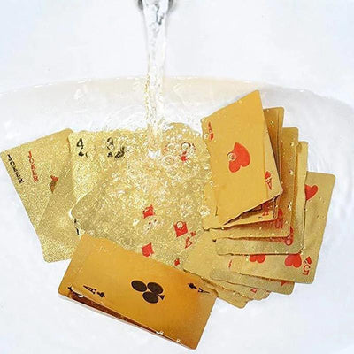 Luxus 24K Goldfolie Poker Spielkarten