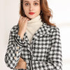 Damen Herbst Karo Mantel