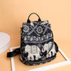 Böhmischer Elefant Nylon Rucksack