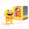 Autodekoration Kopfschüttelnde Emoji Puppe