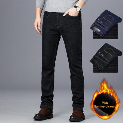 Männer plus dicke Samtjeans