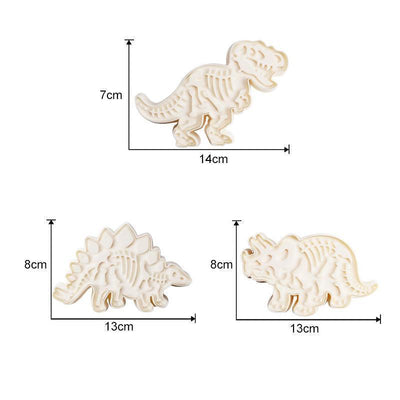 Dinosaurier Ausstechform Set - 3 Muster