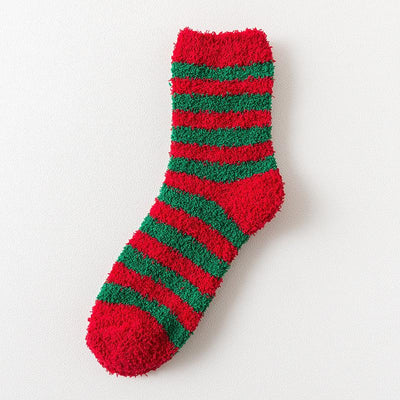 Frauen Weihnachten Plüsch Socken
