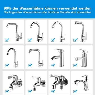 Drehbarer Doppelfunktions-Bubbler-Wasserhahnkopf