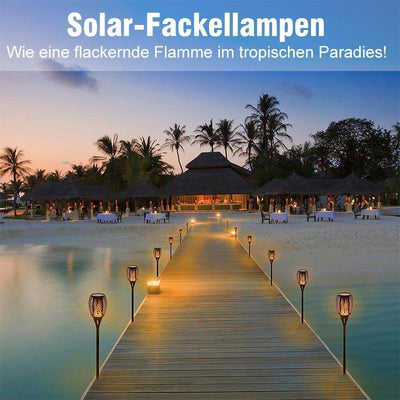 LED Solar-Fackellampe Tanzen Flamme