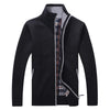 Herren Fleece Strickjacke