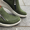 Lässige Mesh-Gewebte Turnschuhe mit Reißverschluss