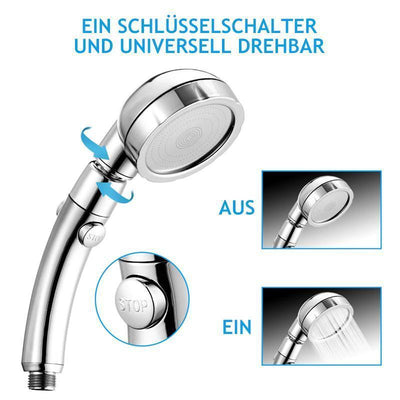 Hochdruck Handbrause mit Ein/Aus-Schalter