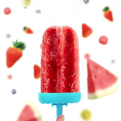 Wiederverwendbare 6 Zellen DIY Frozen Ice Cream Pop Lolly Formen