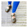Vintage & Weiche  Klett Mary Jane Sandalen