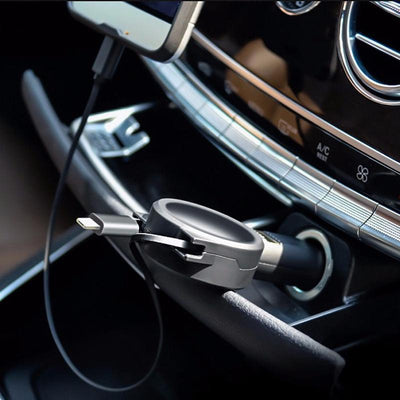 3-in-1 skalierbares KFZ-Ladegerät (Zigarettenanzünder im Auto)