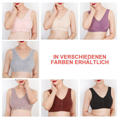 Sommer dünner BH mit vorderer Knöpfe, 2 Stücke