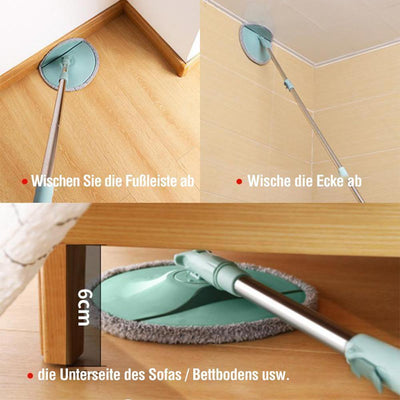 Rotierender Runder Mikrofaser-Flachmopp