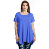 Locker geschnittenes bequemes Panel-T-Shirt